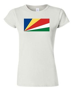 Junior Seychelles Country Flag Victoria French Nation Patriotic DT T-Shirt Tee