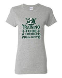 Ladies Training To Be A Hooded Comic Vigilante Arrow TV Series DT T-Shirt Tee