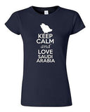 Junior Keep Calm And Love Saudi Arabia Country Patriotic Novelty T-Shirt Tee