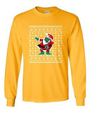 Long Sleeve Adult T-Shirt Dabbing Santa Dab Ugly Christmas Football Sports DT