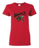 Ladies Zombie Sloth Undead Monster Animal Horror Apocalypse DT T-Shirt Tee