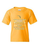 Always Be Yourself Unless You Can Be An Floridian Map DT Youth Kids T-Shirt Tee