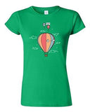 Junior Randy Otter Hot Air Balloon Ships Funny Cute Arts Portray DT T-Shirt Tee
