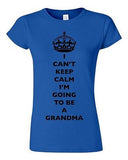 Junior I Can't Keep Calm I'm Going To Be A Grandma Family Funny DT T-Shirt Tee