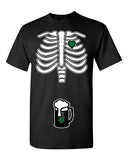 Skeleton Beer Gift Novelty DT Adult T-Shirt Tee