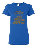 Ladies Large Marge Sent Me Truck TV Bicycle Thieves Funny Parody DT T-Shirt Tee