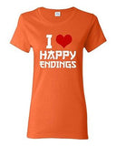Ladies I Love Happy Endings Massage Therapist Relax Funny Humor DT T-Shirt Tee