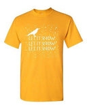 Let It Snow Swords Crow TV Series White Christmas Funny DT Adult T-Shirt Tee