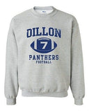 Dillon 7 Football Retro Sports Novelty DT Novelty Crewneck Sweatshirt