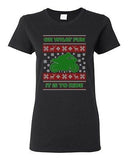 Ladies Oh What Fun It Is To Ride Rider Ugly Christmas Funny DT T-Shirt Tee