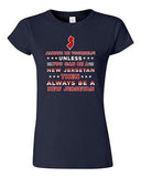 Junior Always Be Yourself Unless You Can Be An New Jerseyan Map DT T-Shirt Tee