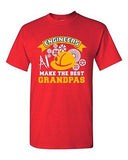 Engineers Make The Best Grandpas Grandfather Funny Humor DT Adult T-Shirt Tee