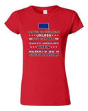 Junior Always Be Yourself Unless You Can Be An South Dakotan Map DT T-Shirt Tee