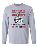 Long Sleeve Adult T-Shirt World Champs Can't Deflate New England Football Fan DT