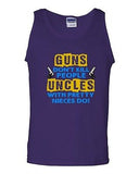Guns Don't Kill People Uncles With Pretty Nieces Do Funny DT Adult Tank Top
