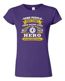 Junior Firefighter Rescue Hero I Married Mine Husband Funny Humor DT T-Shirt Tee