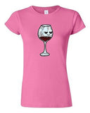 Junior Too Cute To Drink Glass Of Red Wine Liquor Alcohol Novelty DT T-Shirt Tee