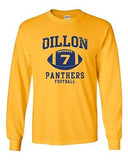 Long Sleeve Adult T-Shirt Dillon 7 Football Retro Sports Novelty DT