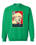 Real Hope Bernie Sander 2016 Election President Politics DT Crewneck Sweatshirt