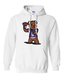 Teddy Bear Quarterback Sports Football Minnesota Funny Fan DT Sweatshirt Hoodie