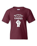 Bad Spellers Of The World Untie Unite Funny Novelty Youth Kids T-Shirt Tee