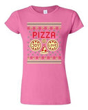 Junior Pizza Joy Love Pepperoni Ugly Face Christmas Funny Humor DT T-Shirt Tee