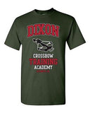 Dixon Crossbow Training Academy Funny Parody Zombie Walker Adult DT T-Shirt Tee