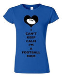 Junior I Can't Keep Calm I'm A Football Mom Player Team Sports DT T-Shirt Tee