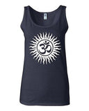 Junior Om Aum Yoga Hindu Sanksrit Omkara Sacred Symbol Graphic Tank Top