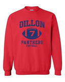 Dillon 7 Football Retro Sports Novelty DT Novelty Crewneck Sweatshirt