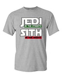 Jedi In The Streets Sith In The Sheets Movie Funny Parody DT Adult T-Shirt Tee