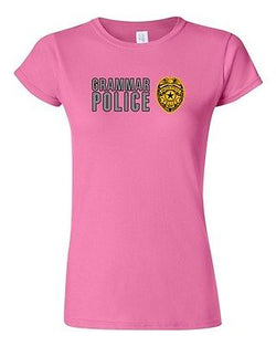 Junior Grammar Police USA Badge OCD Teacher Spelling Funny Humor DT T-Shirt Tee