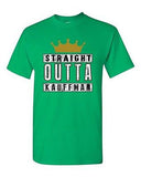 Straight Outta Kauffman Crown Baseball Sports DT Adult T-Shirt Tee