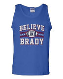 Believe In Brady Ball Player MVP New England Football Sports DT Adult Tank Top