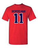 Incredelman Number 11 New England Football Champions Sports Adult DT T-Shirt Tee