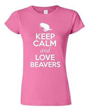 Junior Keep Calm And Love Beavers Rats Rodents Animal Lover Humor T-Shirt Tee
