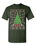 Periodic Tree Table Of Elements Science Ugly Christmas DT Adult T-Shirt Tee
