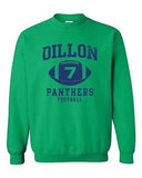 Dillon 7 Football Retro Sports Novelty DT Novelty Crewneck Sweatshirt