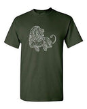 Majestic Lion King Animal Cats Tanya Ramsey Artworks Art DT Adult T-Shirts Tee