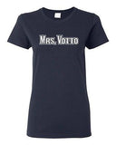 Ladies Mrs. Votto Fan Wear Cincinnati Softball Sports Ball Homerun T-Shirt Tee