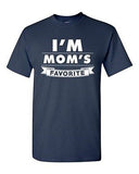 I'm Mom's Favorite Son Christmas Mommy Gift Funny Humor DT Adult T-Shirt Tee