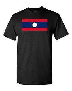 Laos Country Flag French Laotian Lao State Nation Patriotic DT Adult T-Shirt Tee