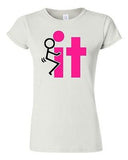 Junior F*ck It Screw It Stick Figure Fcuk-It Nerdy Funny Humor Parody T-Shirt