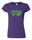 Junior Randy Otter Worm Bully Snail Plant Portray Cute Funny Arts DT T-Shirt Tee