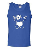 Panda Guns Second Amendment AR15 Funny Novelty Symbol Graphics Adult Tank Top