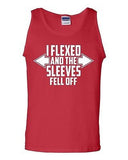 I Flexed And The Sleeves Fell Off Adult Graphic Unisex Tank Tops T-Shirt Tee