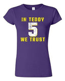 Junior In Teddy We Trust Quarterback Sports Minnesota Football DT T-Shirt Tee