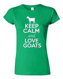 Junior Keep Calm And Love Goats Billy Goat Kid Animal Lover Humor T-Shirt Tee