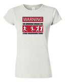 Junior Warning If Zombies Chase Us Tripping You Walking Dead TV DT T-Shirt Tee