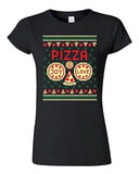 Junior Pizza Joy Love Pepperoni Ugly Face Christmas Funny Humor DT T-Shirt Tee